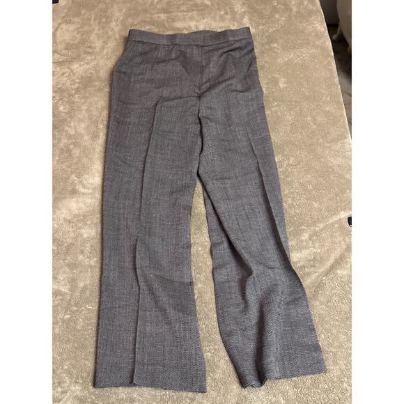 Lafayette 148 Dress Pants Herringbone Black White Wool Blend Stretch Women’s 8 - Picture 3 of 8